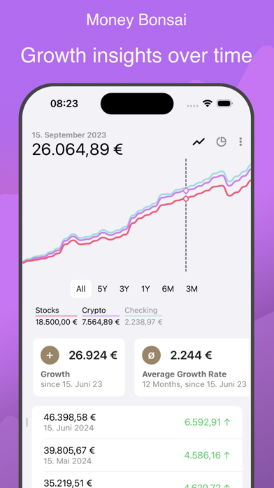 Money Bonsai Net Worth Tracker screenshot 6