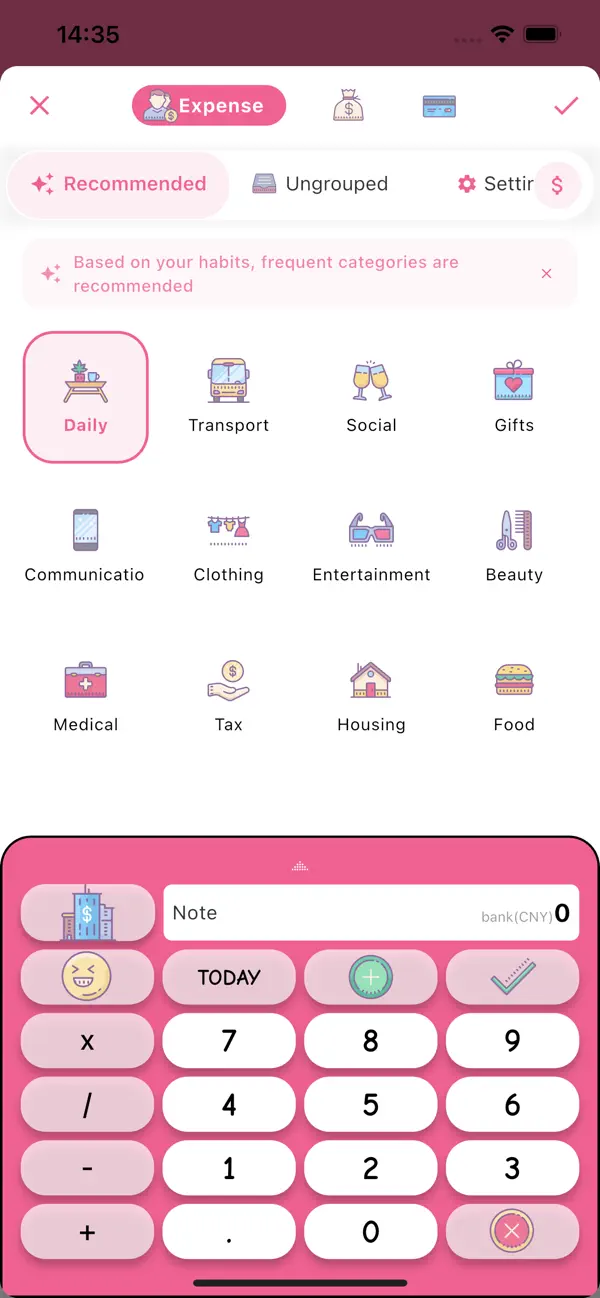 Money+ Cute Expense Tracker screenshot 5