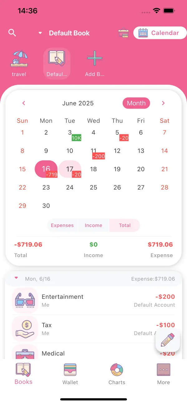 Money+ Cute Expense Tracker screenshot 2
