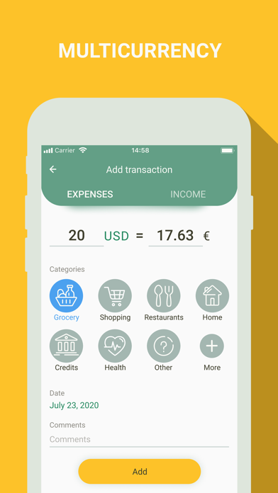 Money manager, expense tracker screenshot 1