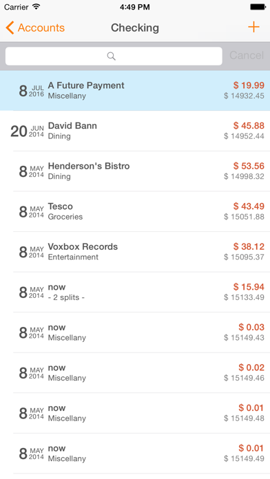 Moneydance screenshot 4