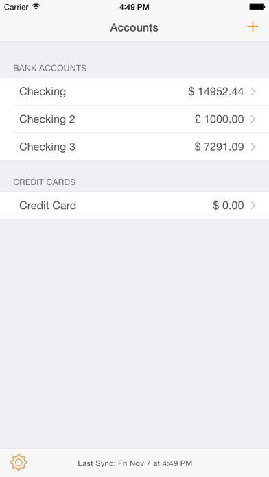 Moneydance screenshot 3