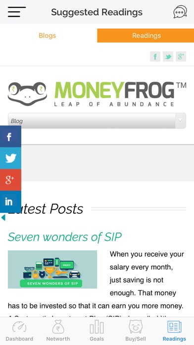 Moneyfrog.in screenshot 1