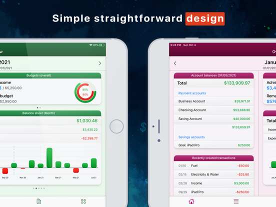MoneyStats - Budget Planner screenshot 1