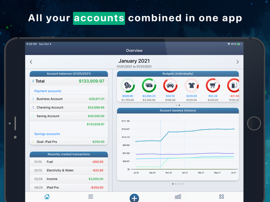 MoneyStats - Budget Planner screenshot 2