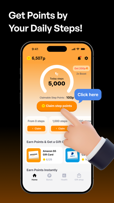 Moneywalk Step Counter&Rewards screenshot 6