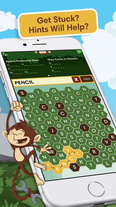 Monkey Wrench - Word Search screenshot 2