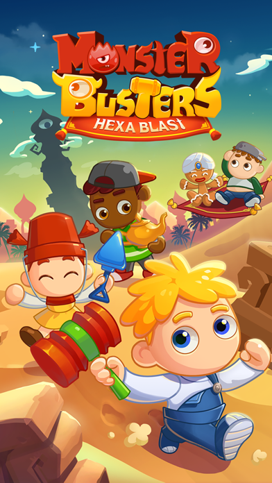 Monster Busters: Hexa Blast screenshot 1