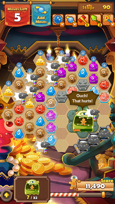 Monster Busters: Hexa Blast screenshot 2