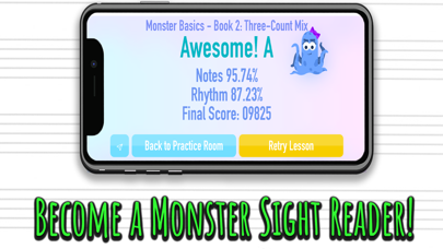 Monster Musician:Reading Game screenshot 1