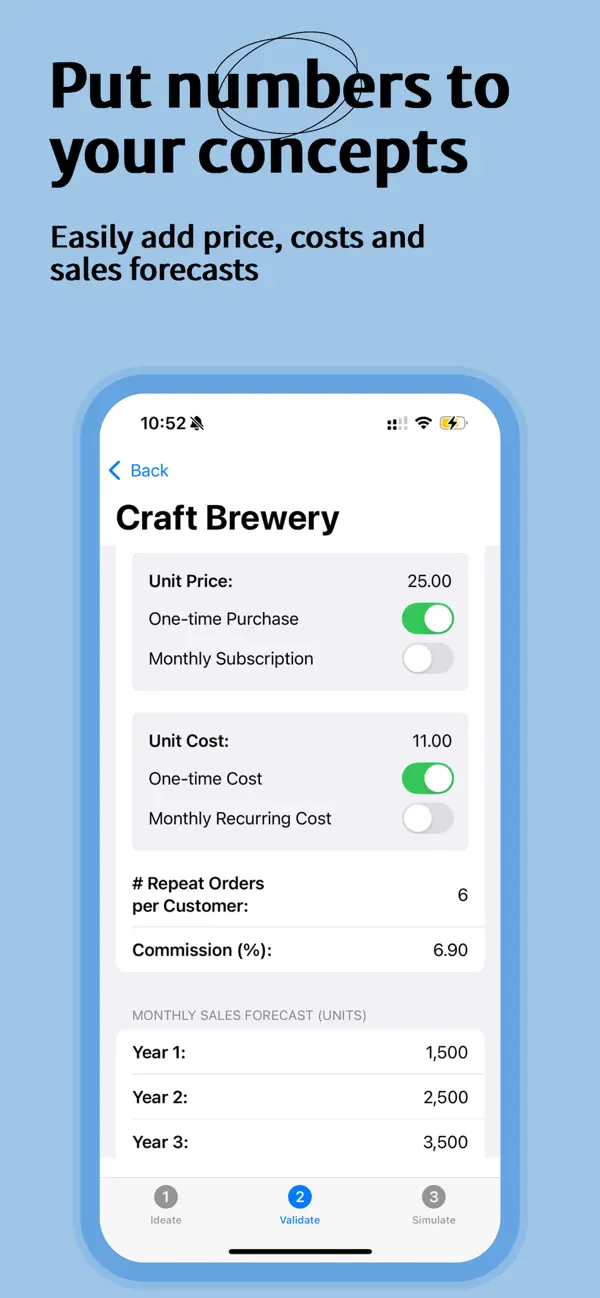 Monét - Startup Plan Builder screenshot 1
