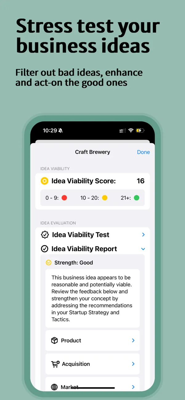 Monét - Startup Plan Builder screenshot 3