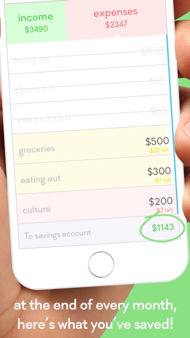 monthly - easy personal budget screenshot 2