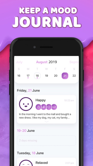 Mood Balance:Self Care Tracker screenshot 1
