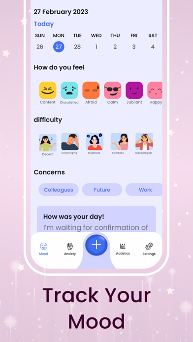 Mood Tracker & Daily Planner. screenshot 2