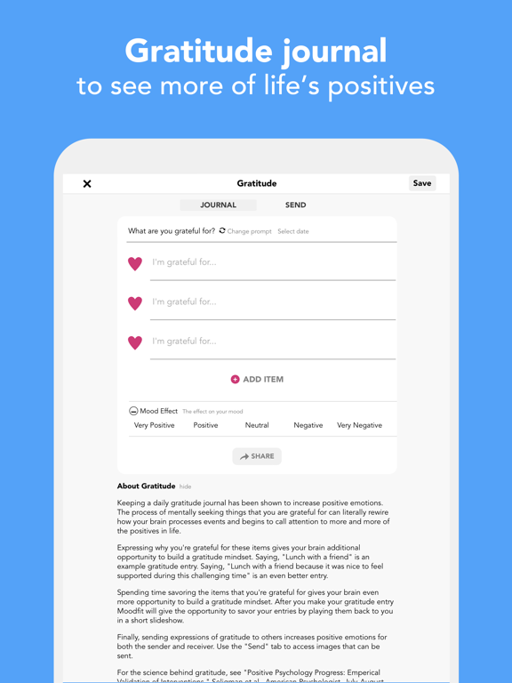 Moodfit: Mental Health Tools screenshot 7