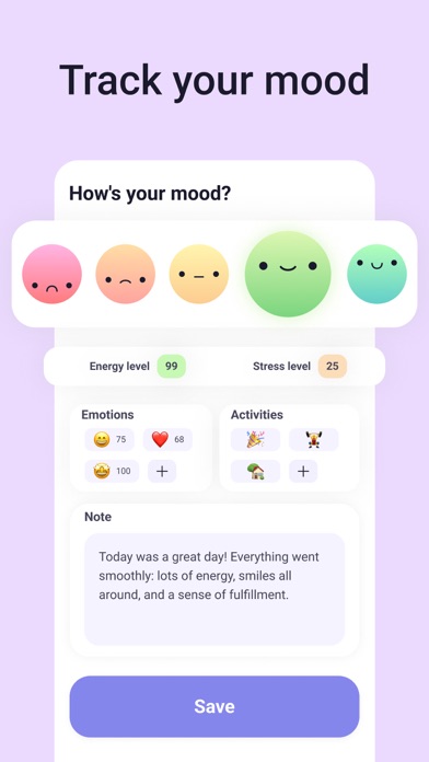Moodi: mental health tracker screenshot 5