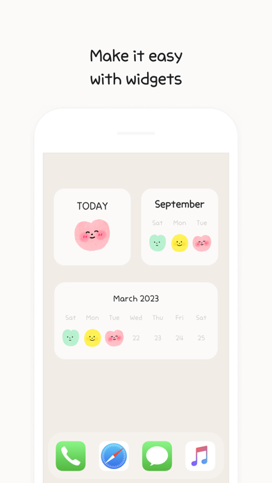 Moodie - Mood Diary With Lock screenshot 1