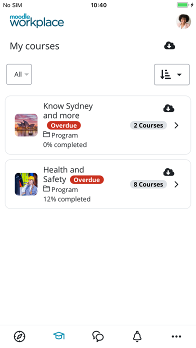 Moodle Workplace screenshot 4