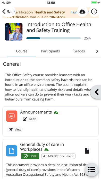 Moodle Workplace screenshot 1