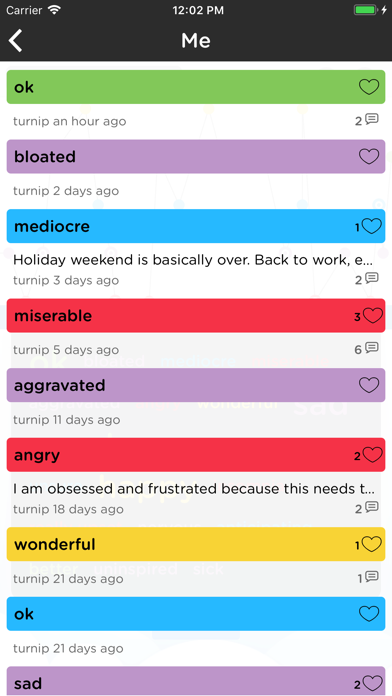 Moodtrack Social Diary screenshot 2