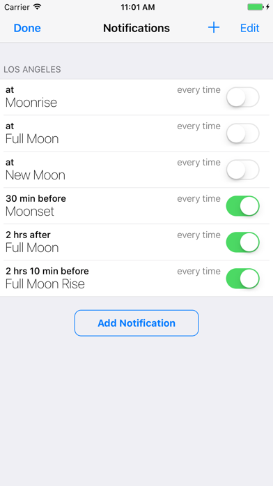 Moon Phases and Lunar Calendar screenshot 2
