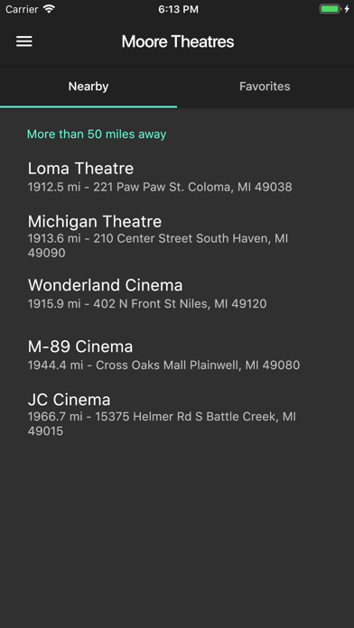 Moore Theatres screenshot 2