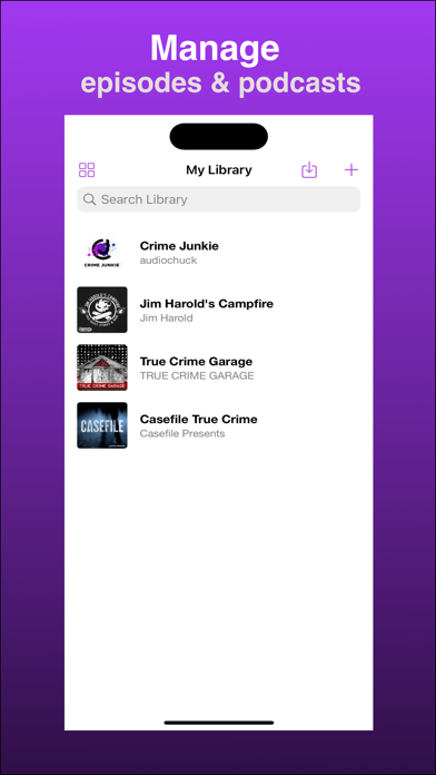 Morbid: True Crime Podcast App screenshot 1