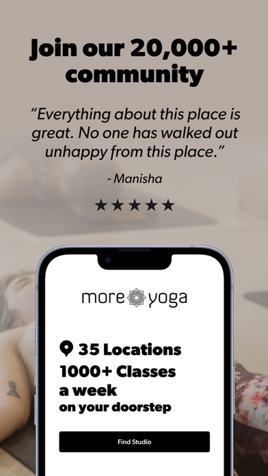 MoreYoga London Yoga Studios screenshot 6