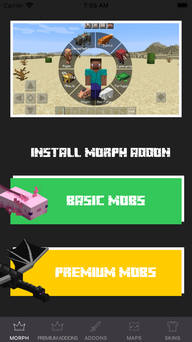 Morph Addons For Minecraft screenshot 4