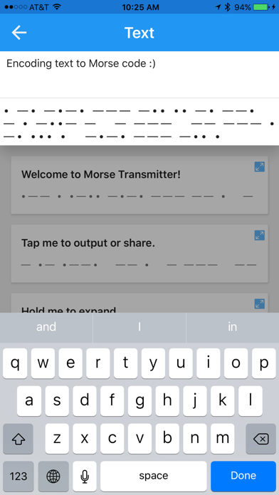 Morse Transmitter screenshot 4