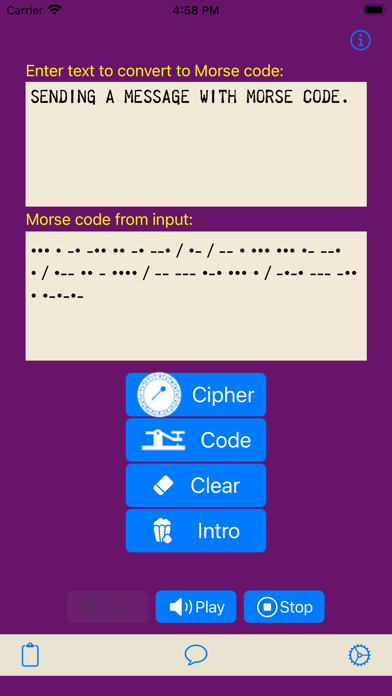 MorseCode-Decoder screenshot 1