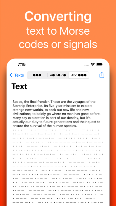 Morse:Code training to CW guru screenshot 1