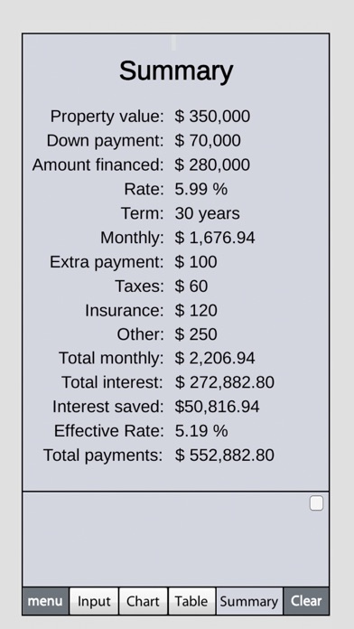 Mortgage Calculator 2.0 screenshot 1