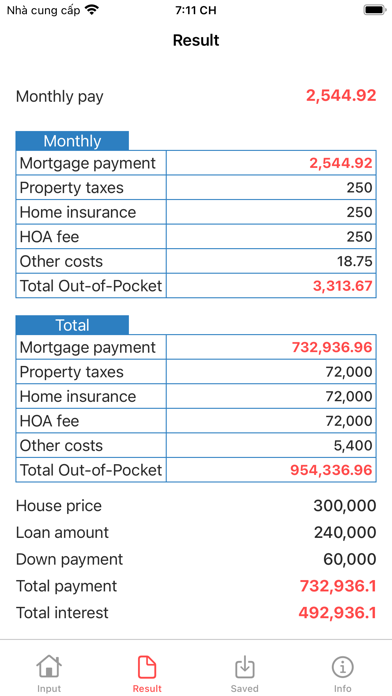 Mortgage Calculator: Payment screenshot 4