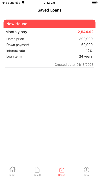 Mortgage Calculator: Payment screenshot 1