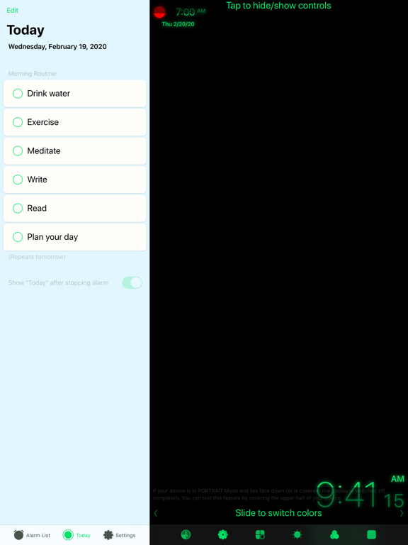 Motion Alarm Clock screenshot 2