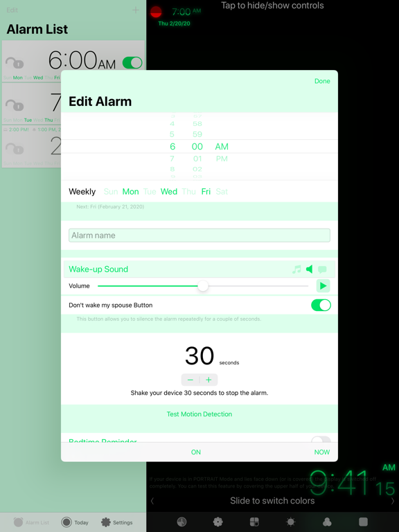 Motion Alarm Clock screenshot 7