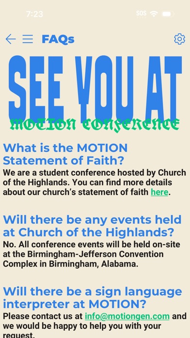 MOTION Conference screenshot 2