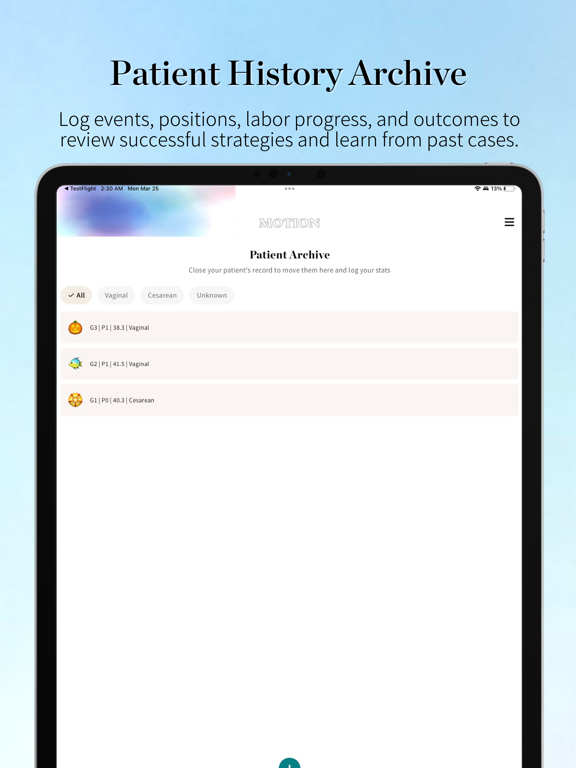 Motion: Labor and Birth Tool screenshot 4