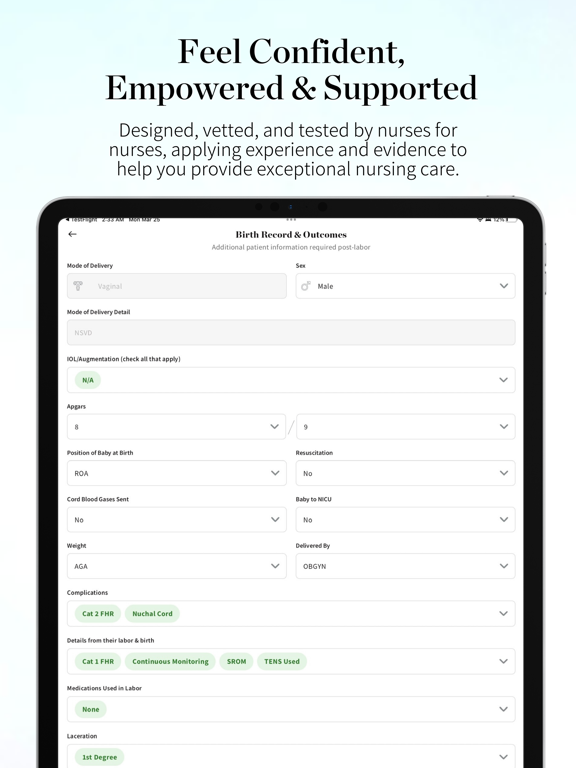 Motion: Labor and Birth Tool screenshot 2