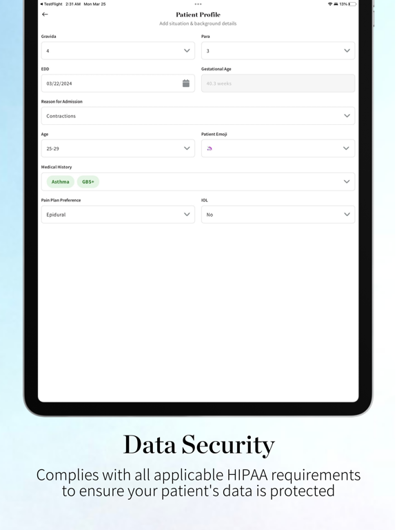 Motion: Labor and Birth Tool screenshot 3