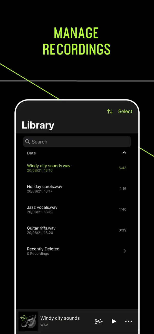 MOTIV Audio screenshot 2