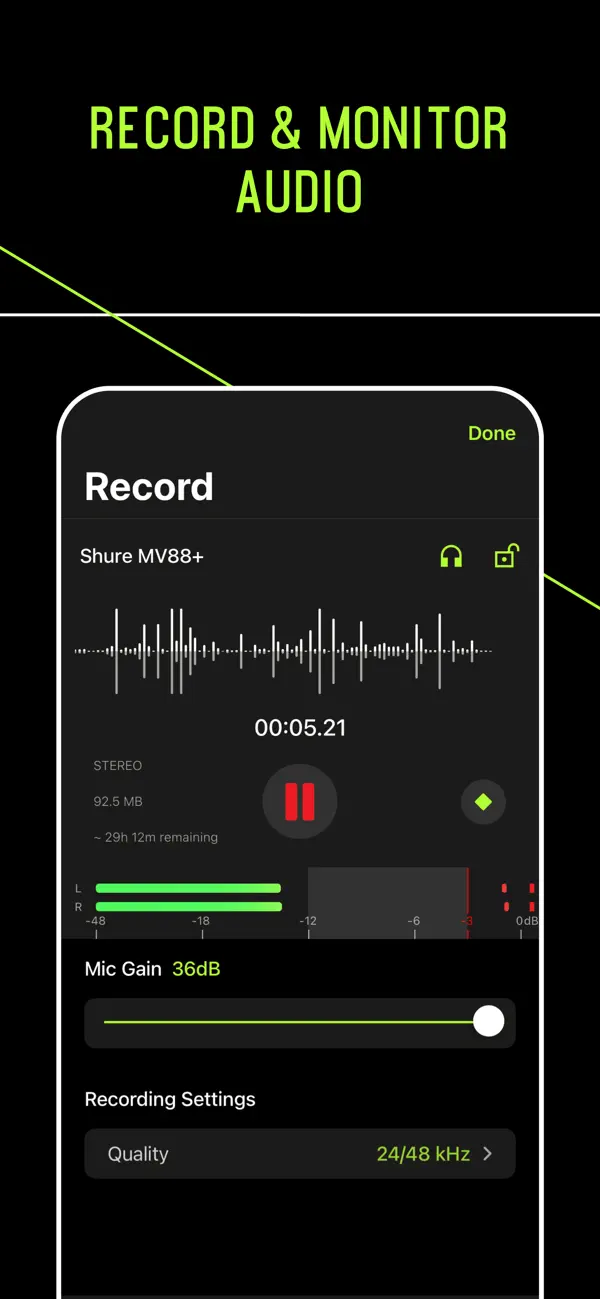 MOTIV Audio screenshot 4