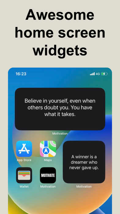 Motivation Widget and Quotes screenshot 5