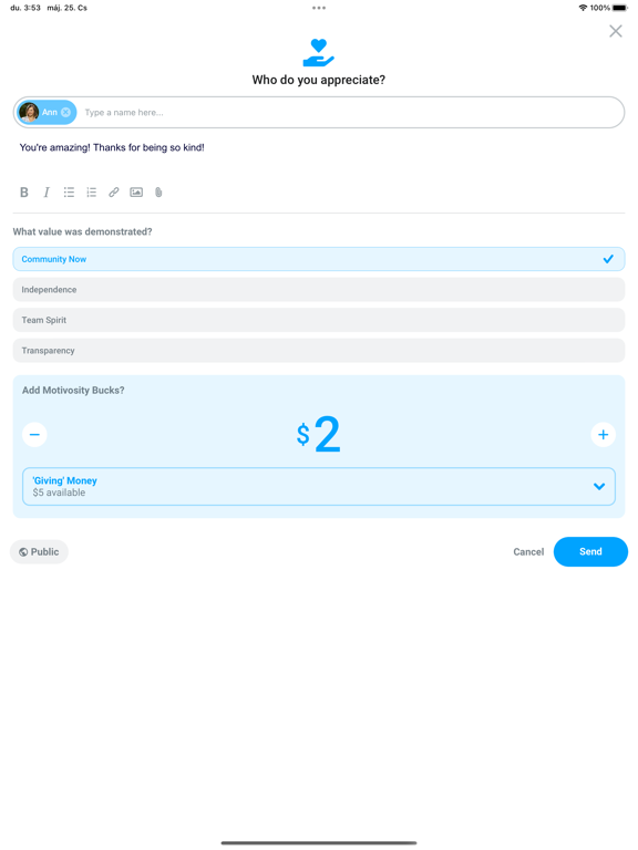 Motivosity screenshot 4