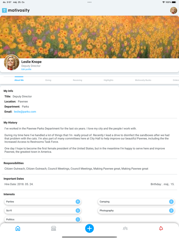 Motivosity screenshot 1