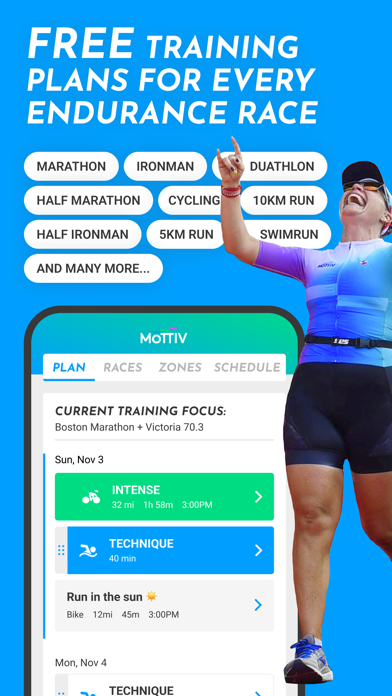 MOTTIV: Run & Triathlon Plans screenshot 7