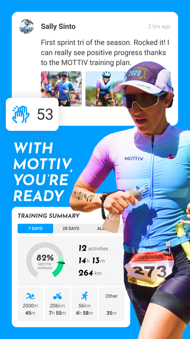 MOTTIV: Run & Triathlon Plans screenshot 1