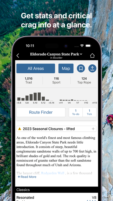 Mountain Project screenshot 1